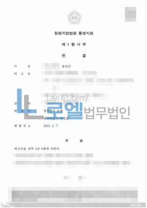 판결문 이미지